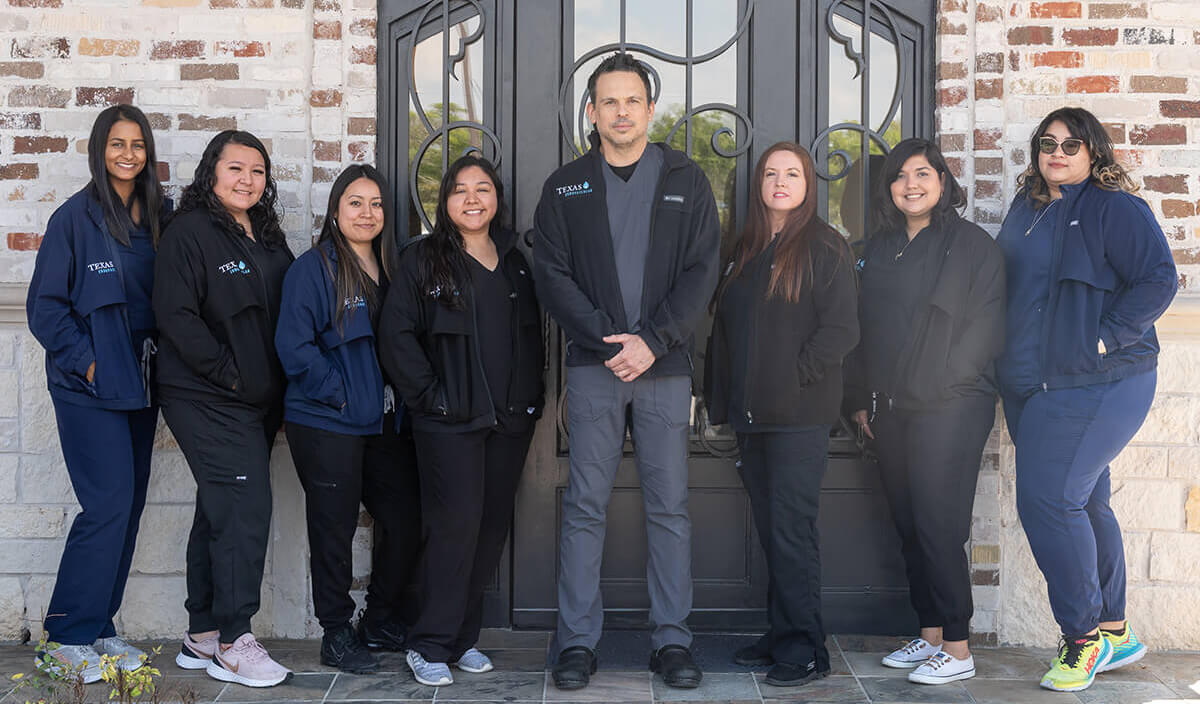 group photo of providers at Clear Lake office